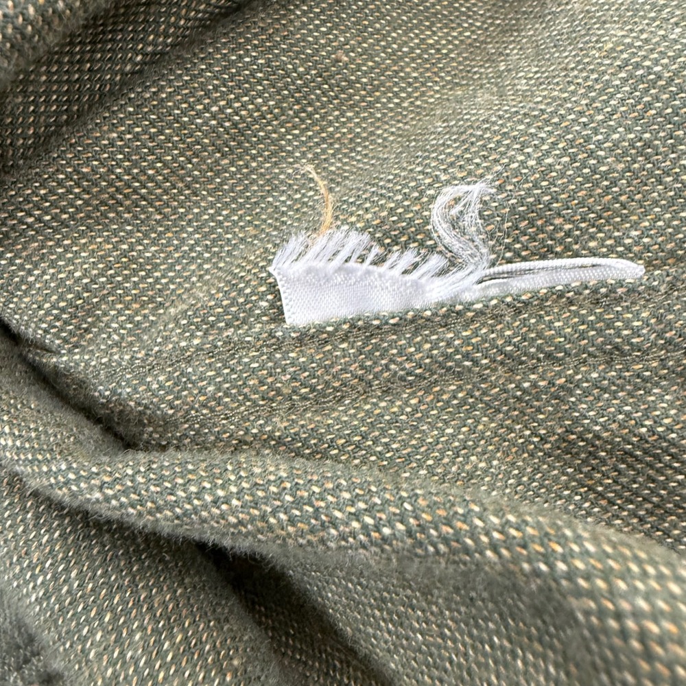 Timberland PRO Shirt Mens Medium Olive Green Original Fit Button Down Workwear - Picture 5 of 8
